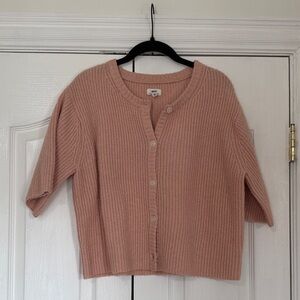 Women's Pink Cardigan Sweater
